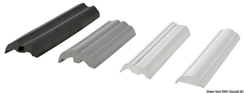 Base Pvc Grigia per profilo 20 imbutito