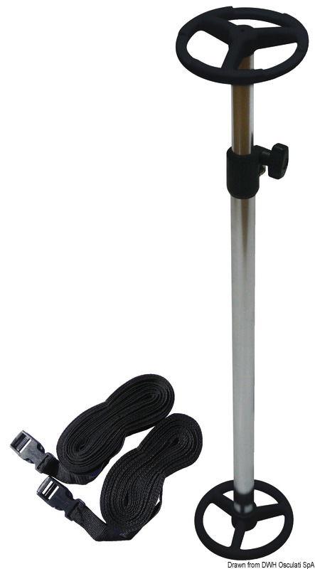 Supporto telescopico per teloni in alluminio