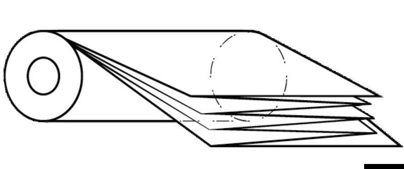 Termoretraibile PE bianco UV 0,20 x 1200 multip L=50 m