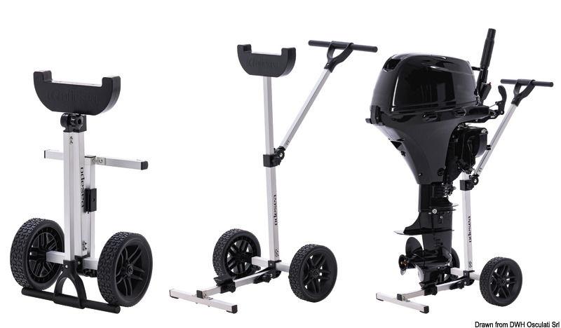 Cavalletto con ruote pieghevole