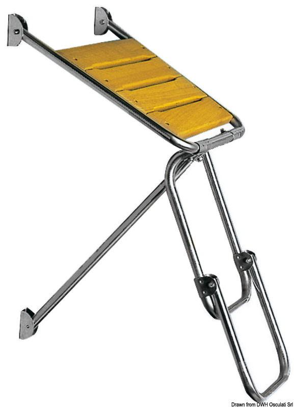 Plancetta con scaletta 45 x 45 cm