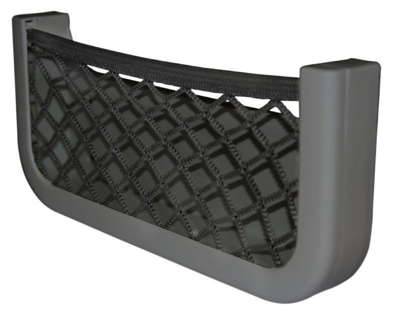 Rete portaoggetti nera 250x115x30 mm