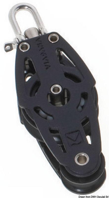 Bozzello 2 pulegge a violino A