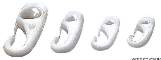 Gancio nylon a nodo 10 mm