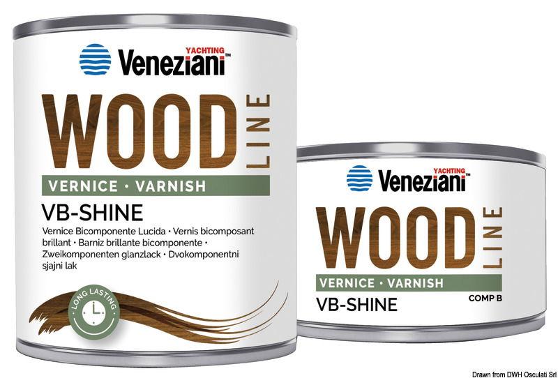 Vernice bicomponente Wood Line brillante 0,75 l