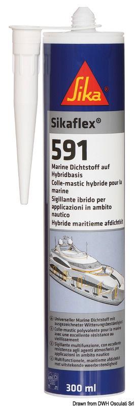 Sigillante a polimeri Sikaflex 591 bianco 300 ml