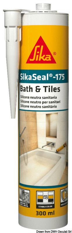 Silicone sigillante SikaSeal-175 bianco 300ml