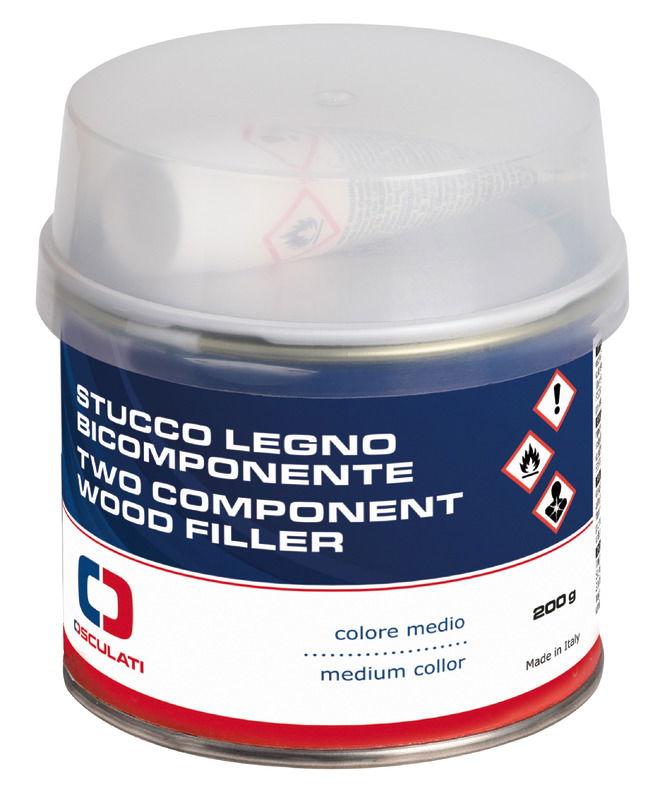 Stucco legno bicomponente chiaro 150 ml