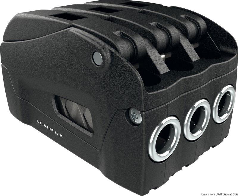 Stopper D2 triplo per cime 10-12 mm