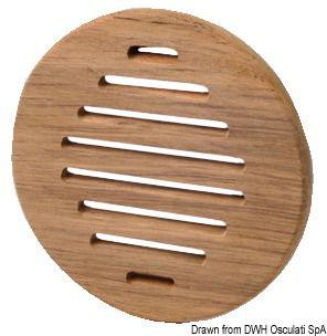 Frontalino protezione teak Ø 150 mm