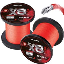 Akami VORTEX X8 MULTICOLOR – Trecciato da pesca 8 Capi Altamente Performante