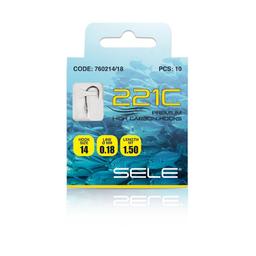 SELE HOOKS TIED SERIE 221C - #4, 0.30