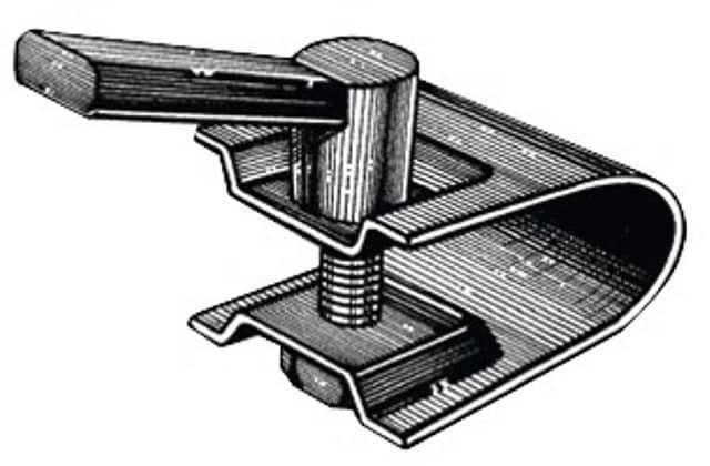 SUPPORTO PER RUOTINO MONTAGGIO A SALDARE