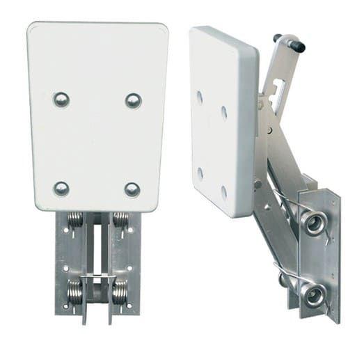 SUPPORTO MOTORE IN ALLUMINIO CON TAVOLETTA IN PLASTICA