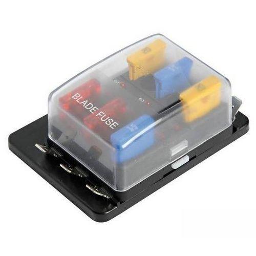 SCATOLA PORTAFUSIBILI CON SPIA D'ALLARME