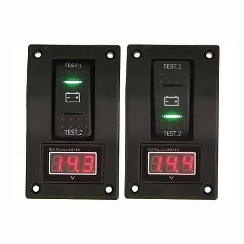 PANNELLO TESTER PER 2 BATTERIE