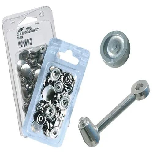 KIT BOTTONI AUTOMATICI CON RIBATTINO