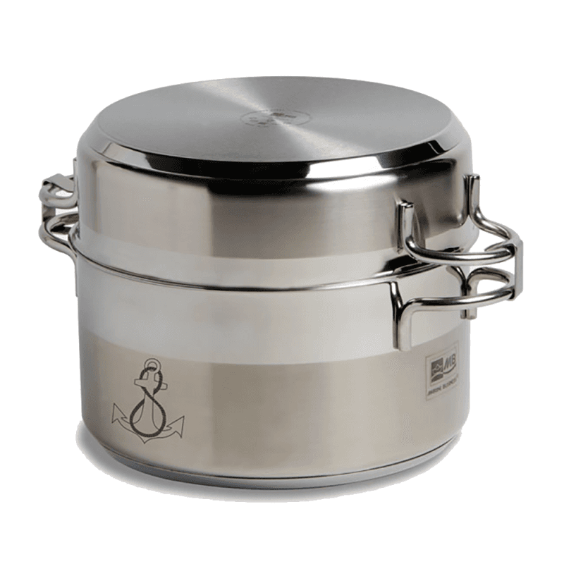 BATTERIA DA CUCINA IMPILABILE SET 7 PEZZI