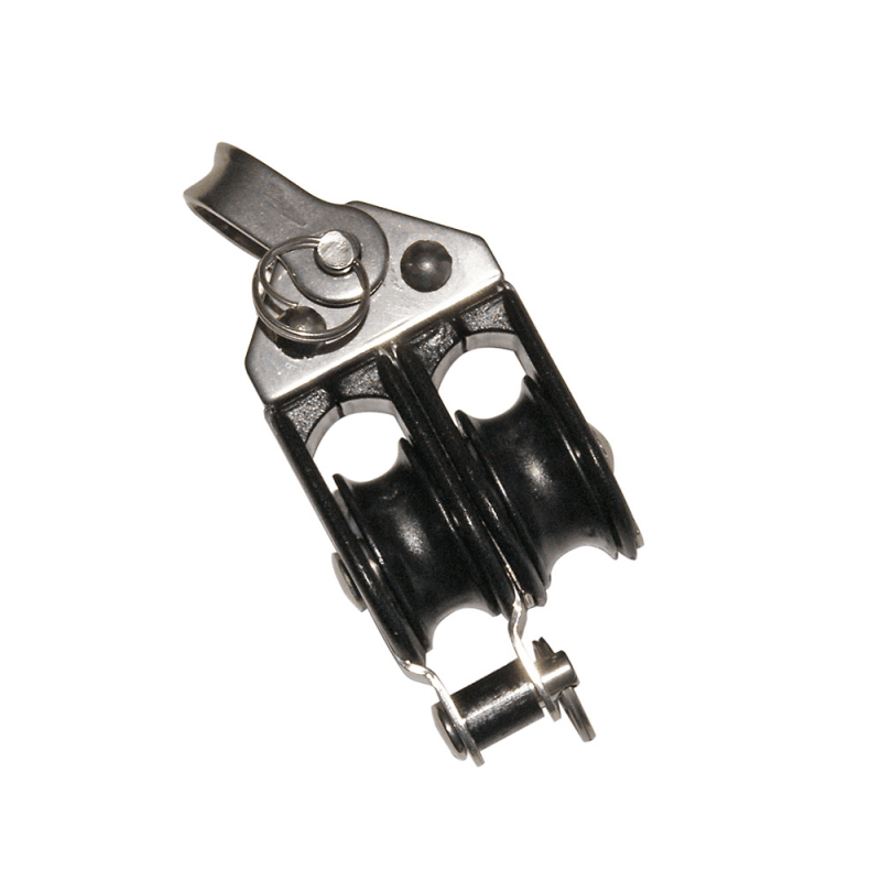 BOZZELLO DOPPIO FISSO CON ARRICAVO Ø MM. 4-6