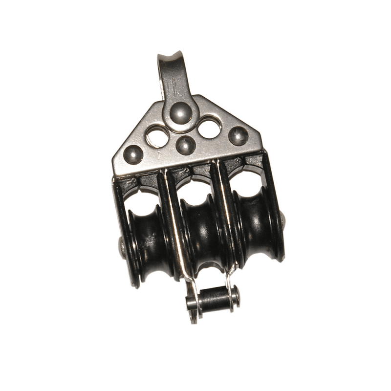 BOZZELLO TRIPLO FISSO CON ARRICAVO Ø MM. 4-6