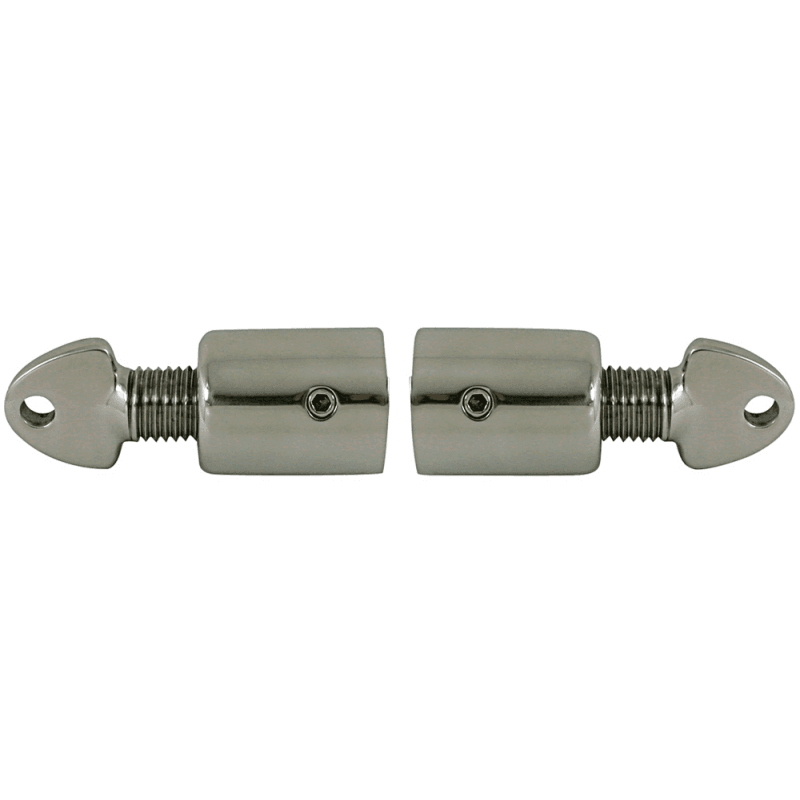 COPPIA DI GIUNTI A CAPPUCCIO IN ACCIAIO INOX