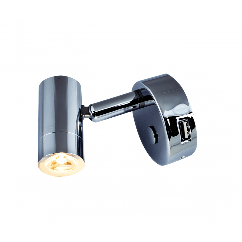 FARETTO A LED TESTALETTTO CON PRESA USB