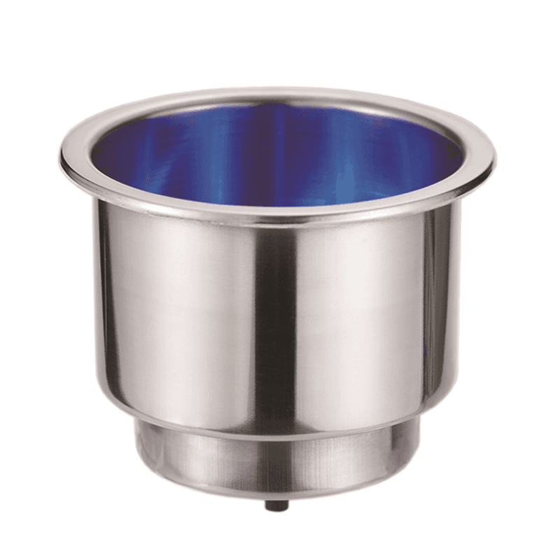 PORTABICCHIERE O LATTINA IN ACCIAO INOX