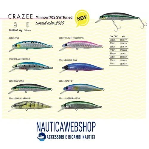 ESCA ATEC CRAZEE MINNOW 70S SW TUNED LIMITED