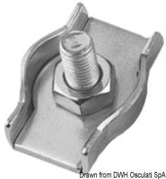 Morsetti inox semplice 5 mm