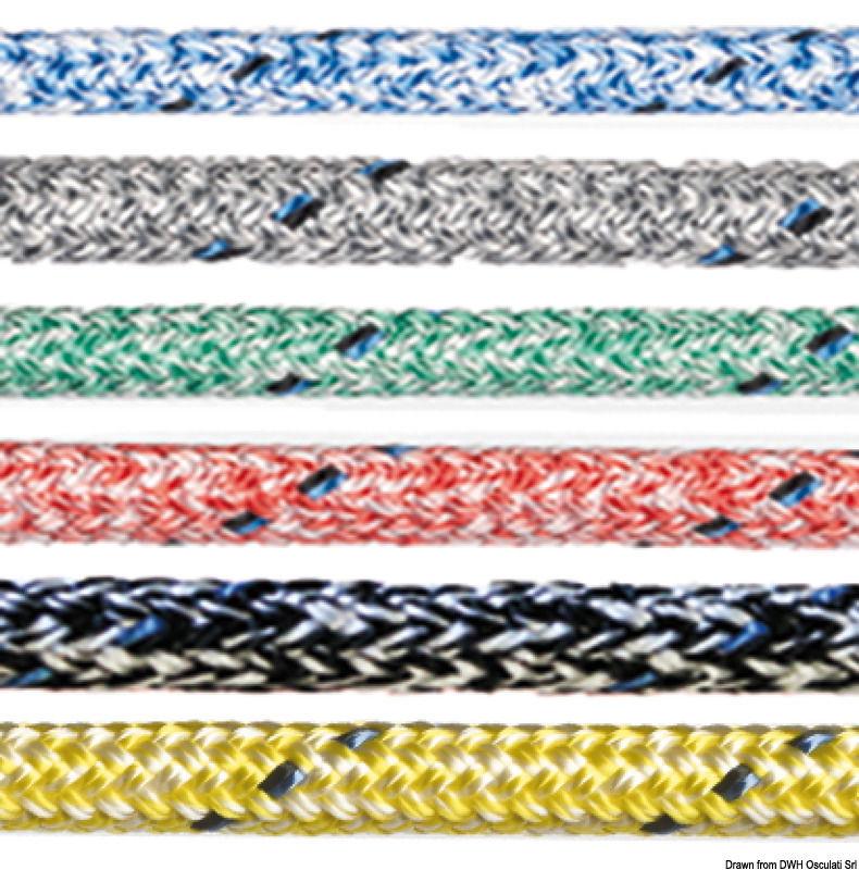 Cima Marlow Doublebraid marble color verde 6 mm