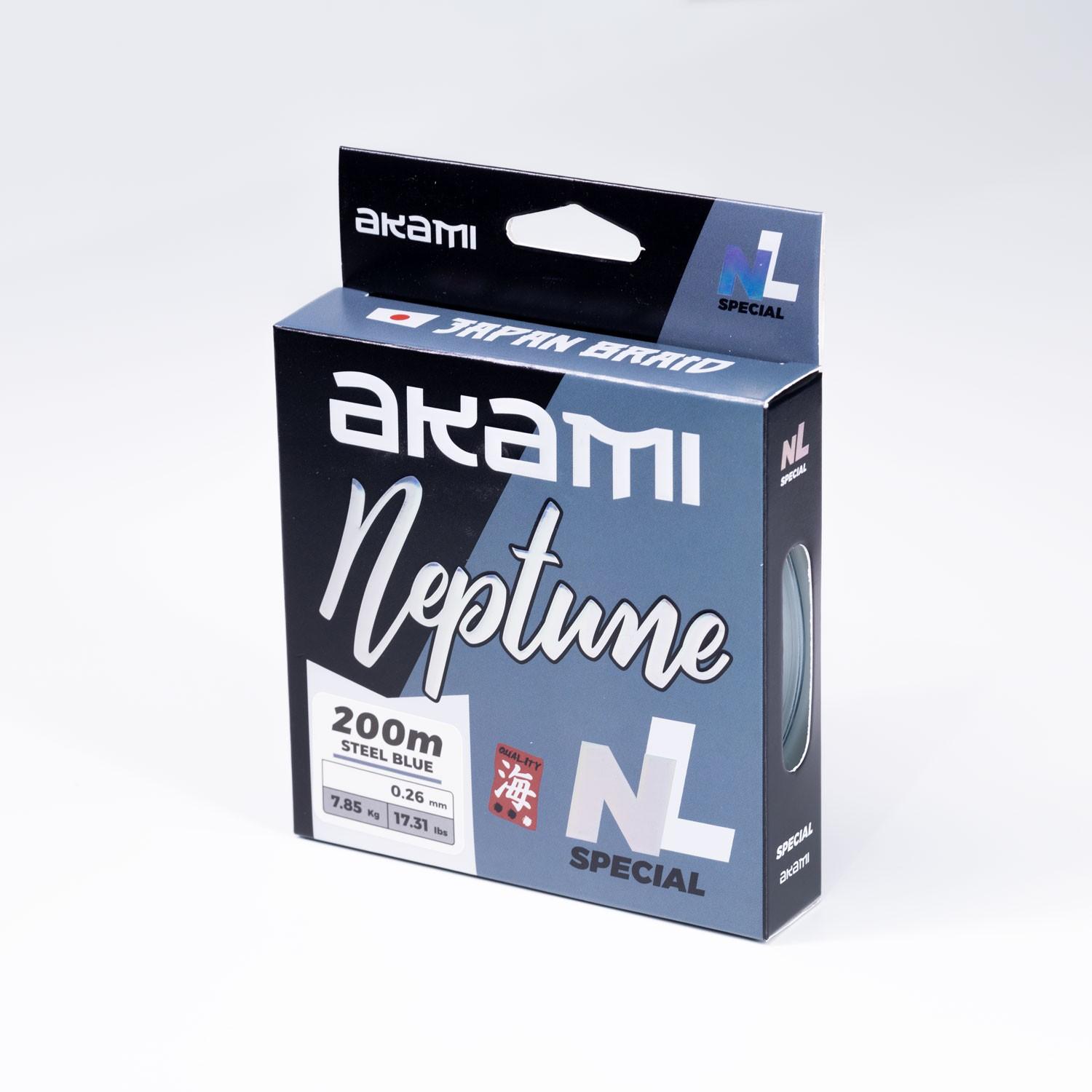 Monofilo Akami NEPTUNE Japan Nylon ad alta affidabilità, ideale per tutte le tecniche di pesca