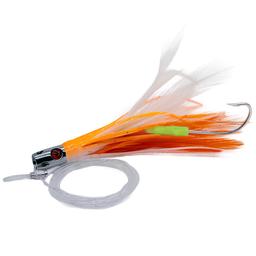 Montatura Sugoi Killer Jet Octopus 13 cm – Traina d’altura per predatori pelagici - ORANGE