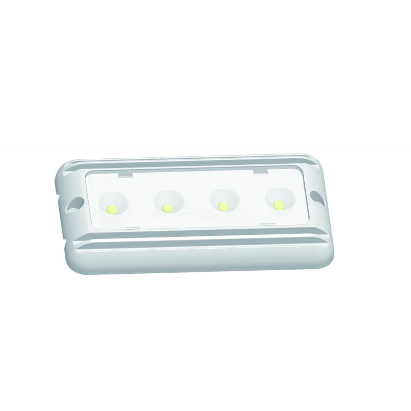 PLAFONIERA IN ALLUMINIO A 4 LED