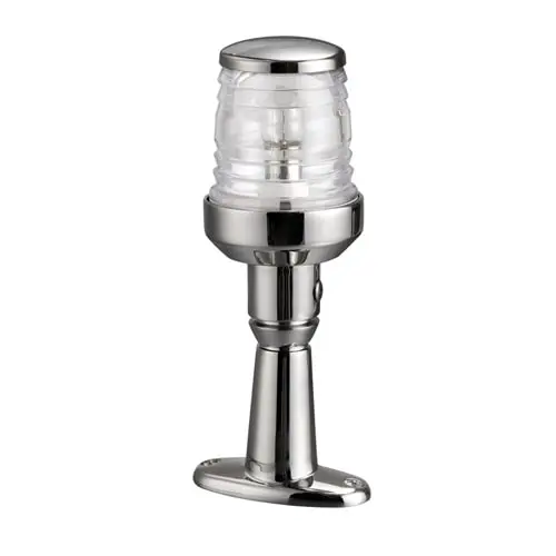 FANALE TESTA ALBERO INOX CON BASE