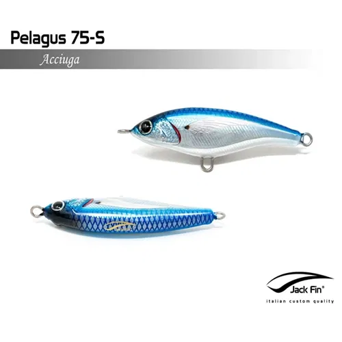artificiale spinning per spigola e serra pelagus 75 acciuga
