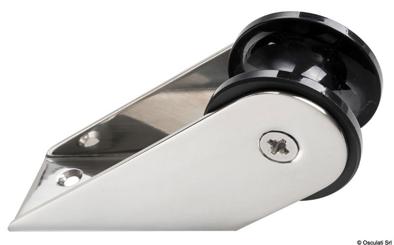 In acciaio inox 304 satinato, con puleggia in nylon