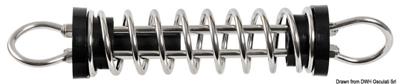 Modello ad alta resistenza, complete di piattelli anticigolio, tiranti con bulloni in acciaio inox.Da installare con una catena di sicurezza.