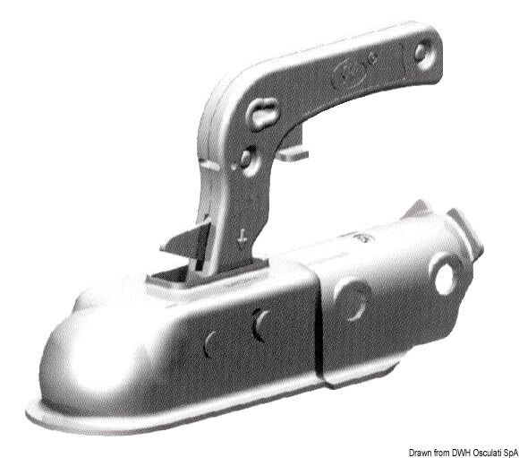 Giunto a sfera universale per tutti i carrelli rimorchio. Disponibile in tutte le misure.