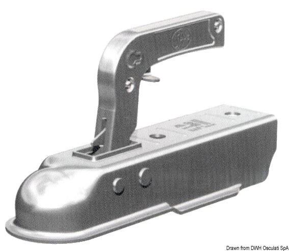 Giunto a sfera universale per tutti i carrelli rimorchio. Disponibile in tutte le misure.