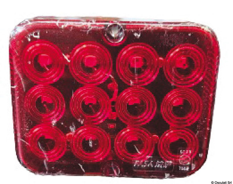 LED rear fog light w/12V-cable