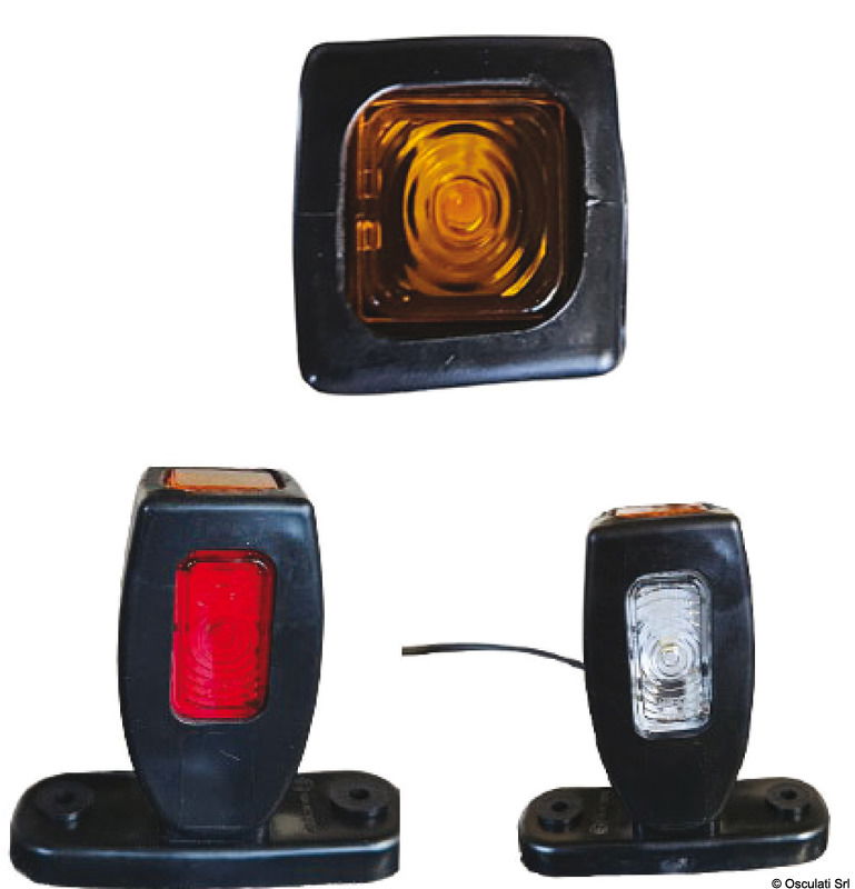 Flat base for side position LED light