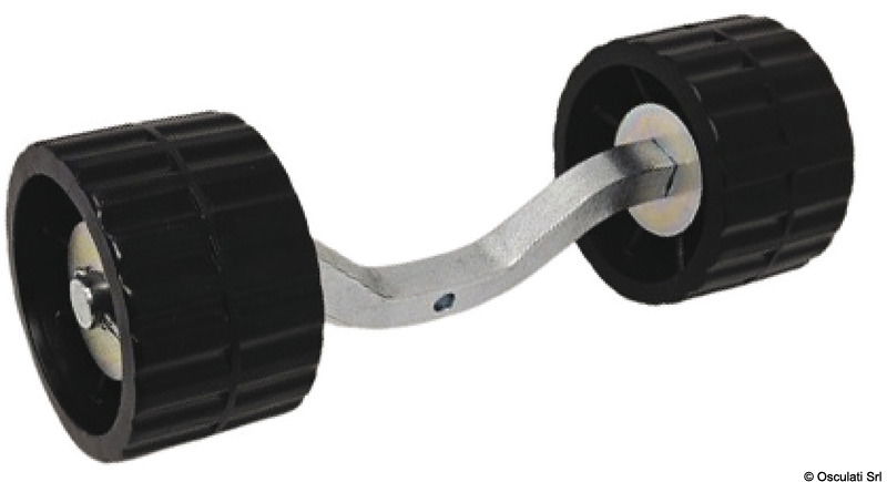 Rullo fisso prof. estruso 20 mm e sagomato 120x75 mm