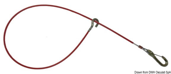 A strappo per carrelli, completa di agganci. Top quality.