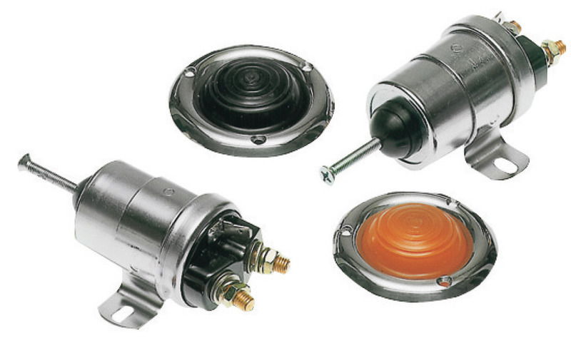 Completi di pedale in gomma e ghiera inox lucidata a specchio, a tenuta stagna.Può fuonzionare con pulsantiera a pedale, comandi manuali e comandi a pannello.