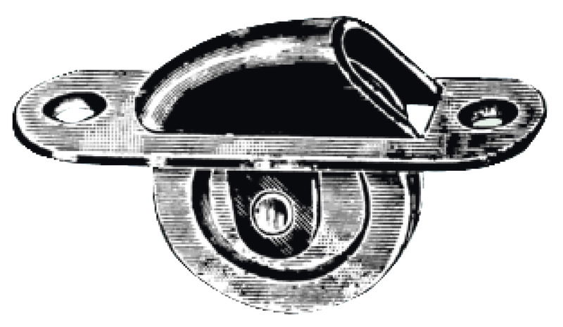 Sheave for rope exit 60 mm