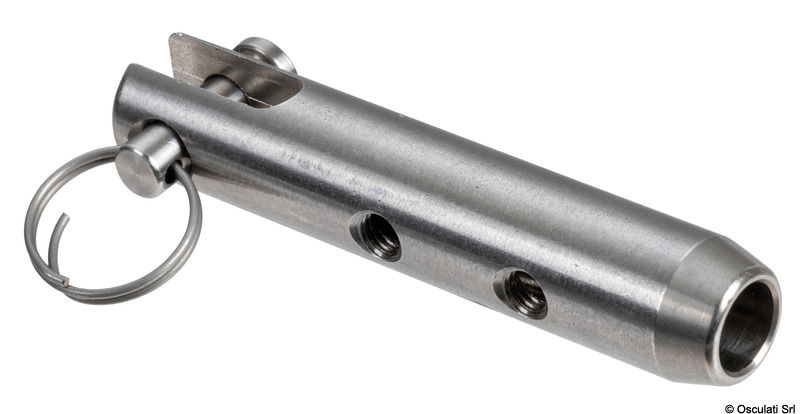 Si monta facilmente in pochi istanti, con brugole inox laterali in dotazione.