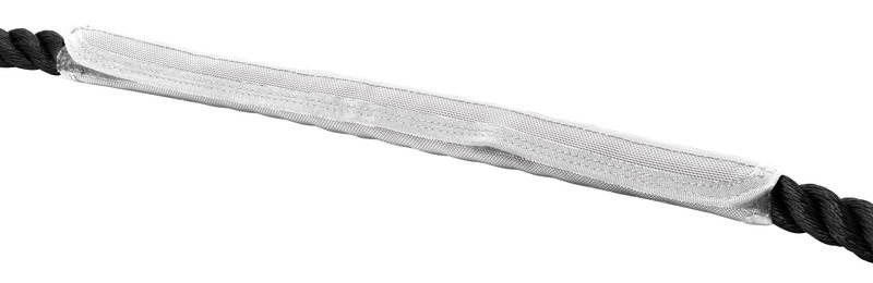 Cordura doppio strato, ad alta resistenza, con bordatura perimetrale. Fissaggio con chiusura a strappo e nastri anti-scorrimento.