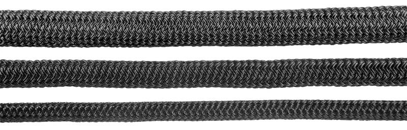 Realizzata in poliestere alta tenacità.Lavorazione a doppia treccia con filati ritorti contrapposti.Questa lavorazione garantisce:- morbidezza;- tenacità;- resistenza allo sfregamento;- effetto antitorsione;- facilità di impiombatura. Venduta a bobina.