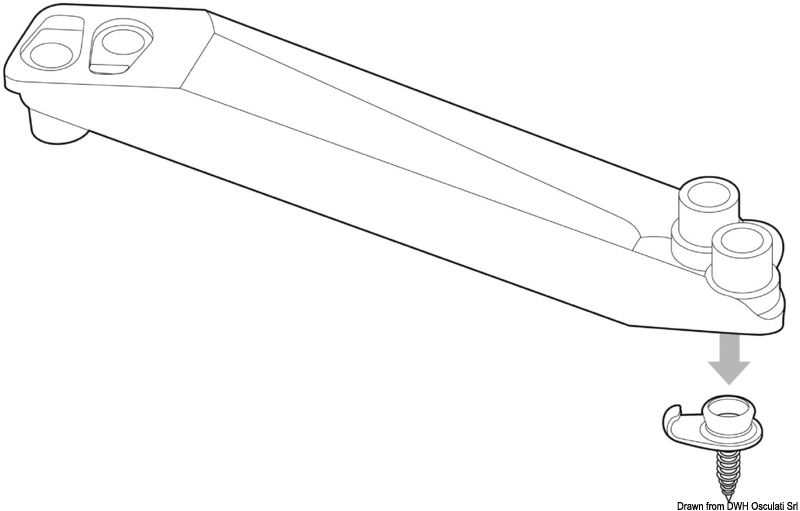 Bottoni in acciaio inox AISI 316.Il maschio presenta un dente di aggancio per la femmina, che a sua volta ha uno specifico labbro di ritegno. Le due novità combinate permettono di tendere al meglio il telo e nello stesso tempo ne evitano lo sgancio accidentale.