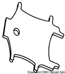 Per fissaggio tendalini, coperture, cuscini, cuscineria etc.Fabbricati in composito plastico, presentano il vantaggio di avere la parte da fissare in coperta senza sporgenze dannose per i piedi e che si possono impigliare nelle cime di bordo.Totalmente anticorrosione ed UV resistenti.